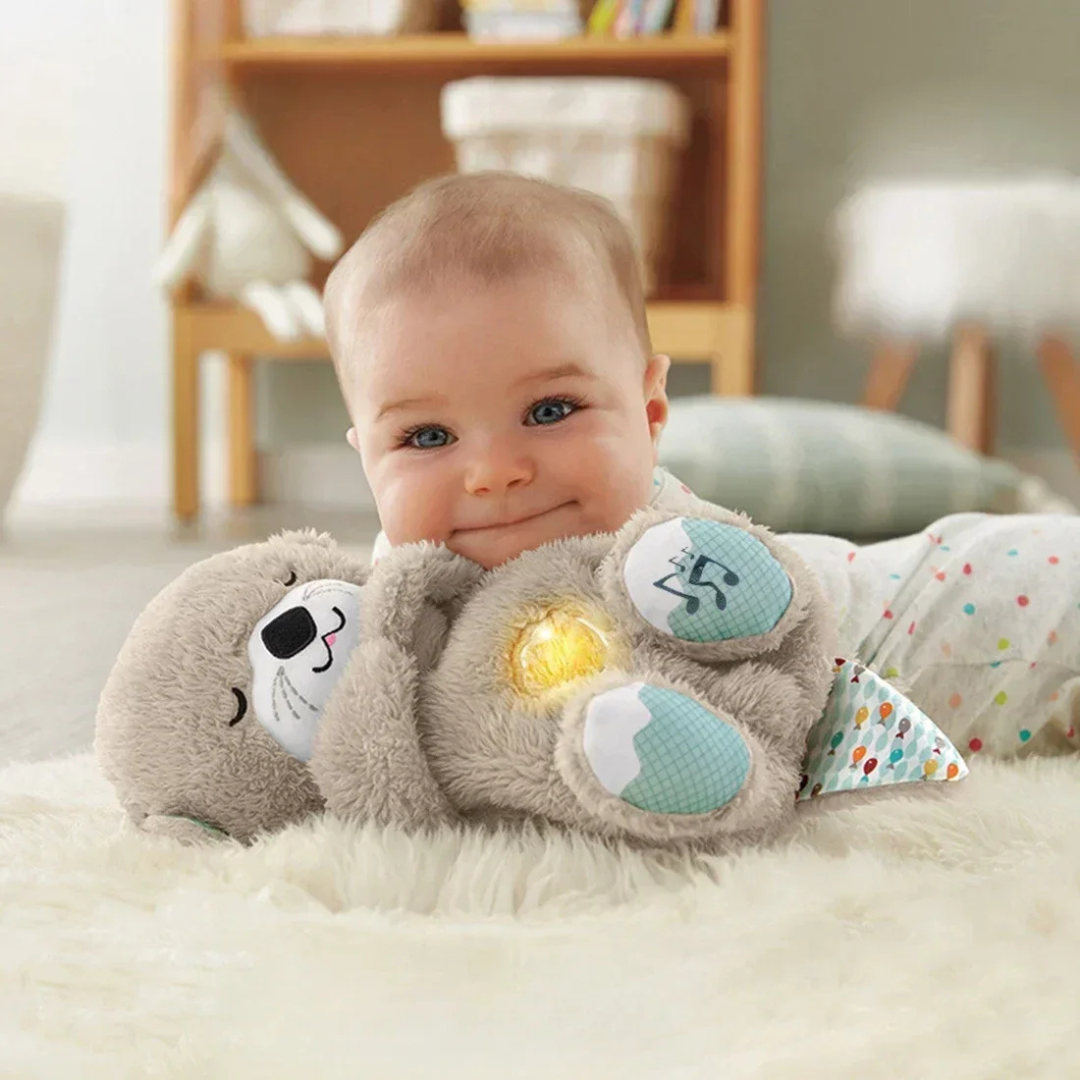 Nutria Peluche De Apego Con Respiración